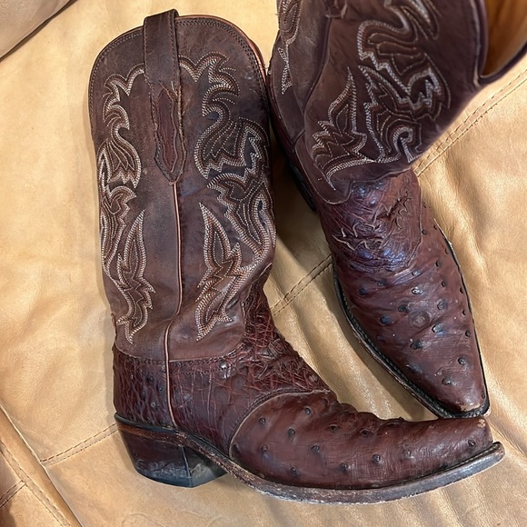 Lucchese Ostrich boots - Picture 2 of 8